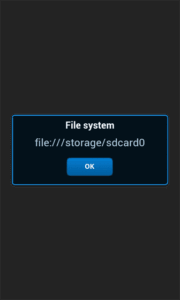 Sencha Touch application  device File System
