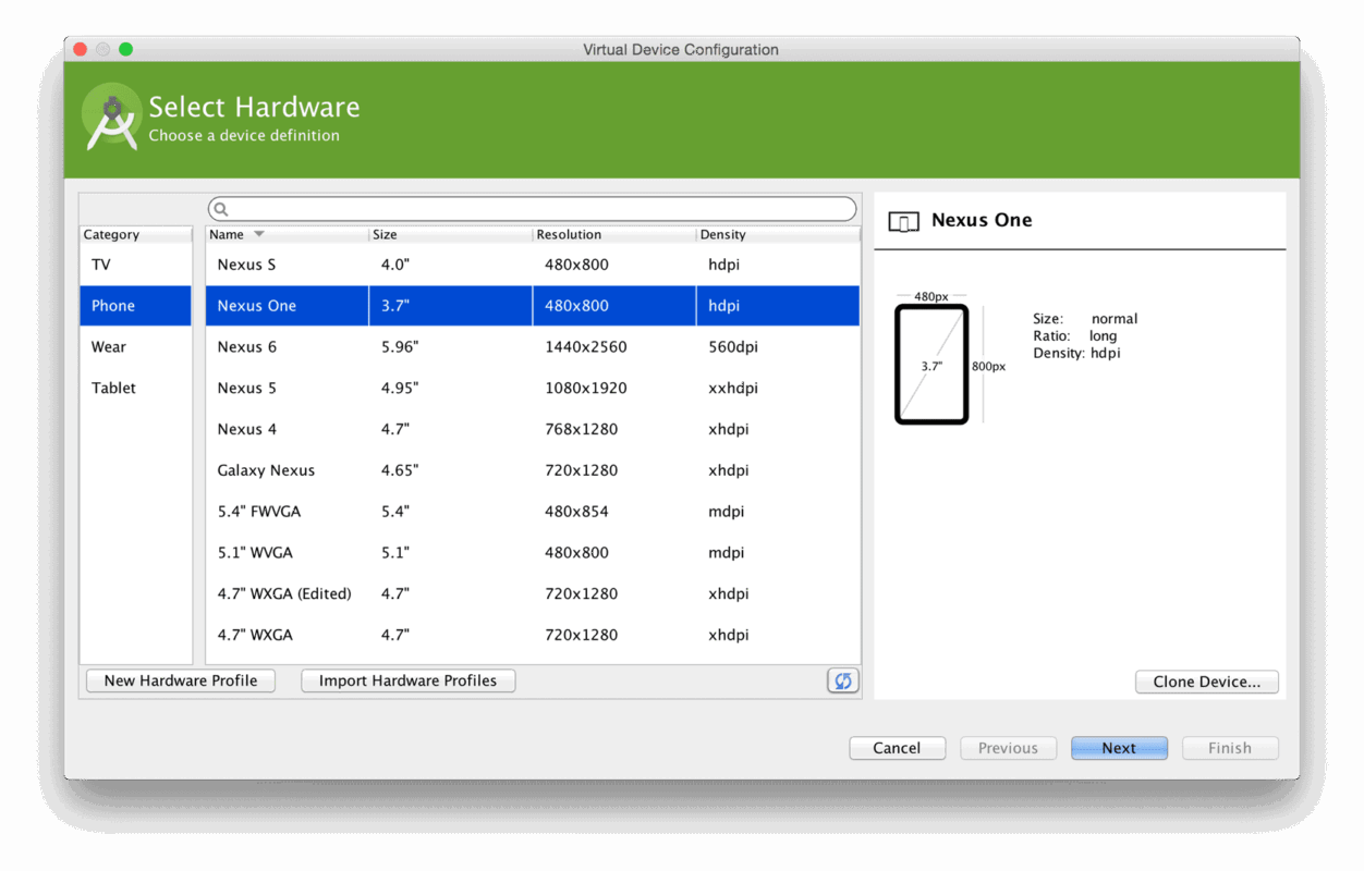 Installing Android Emulator
