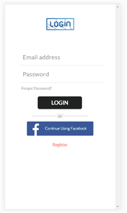 mobile-login-page
