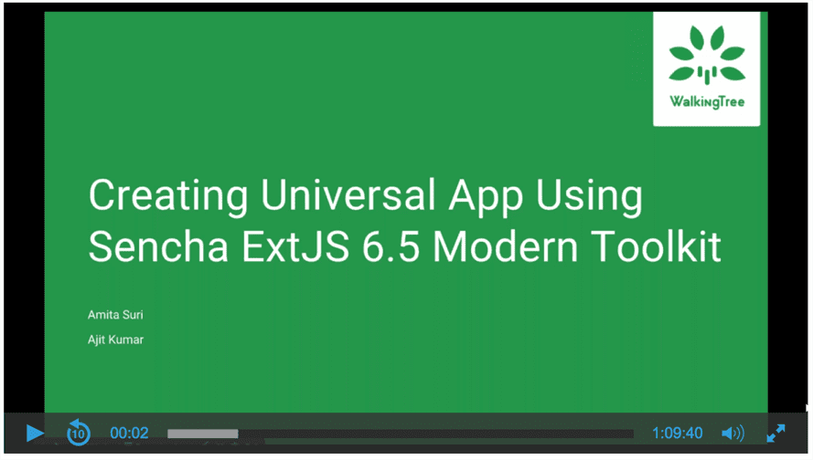 Sencha Ext JS 6.5 Modern Toolkit 