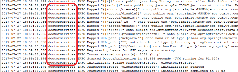 com.wt.DoctorApplication from eclipse or java -jar doctor-1.0.jar