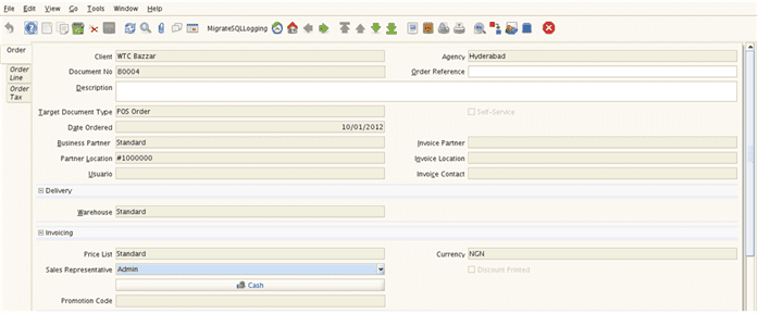 orderscreen - Walkingtree technologies