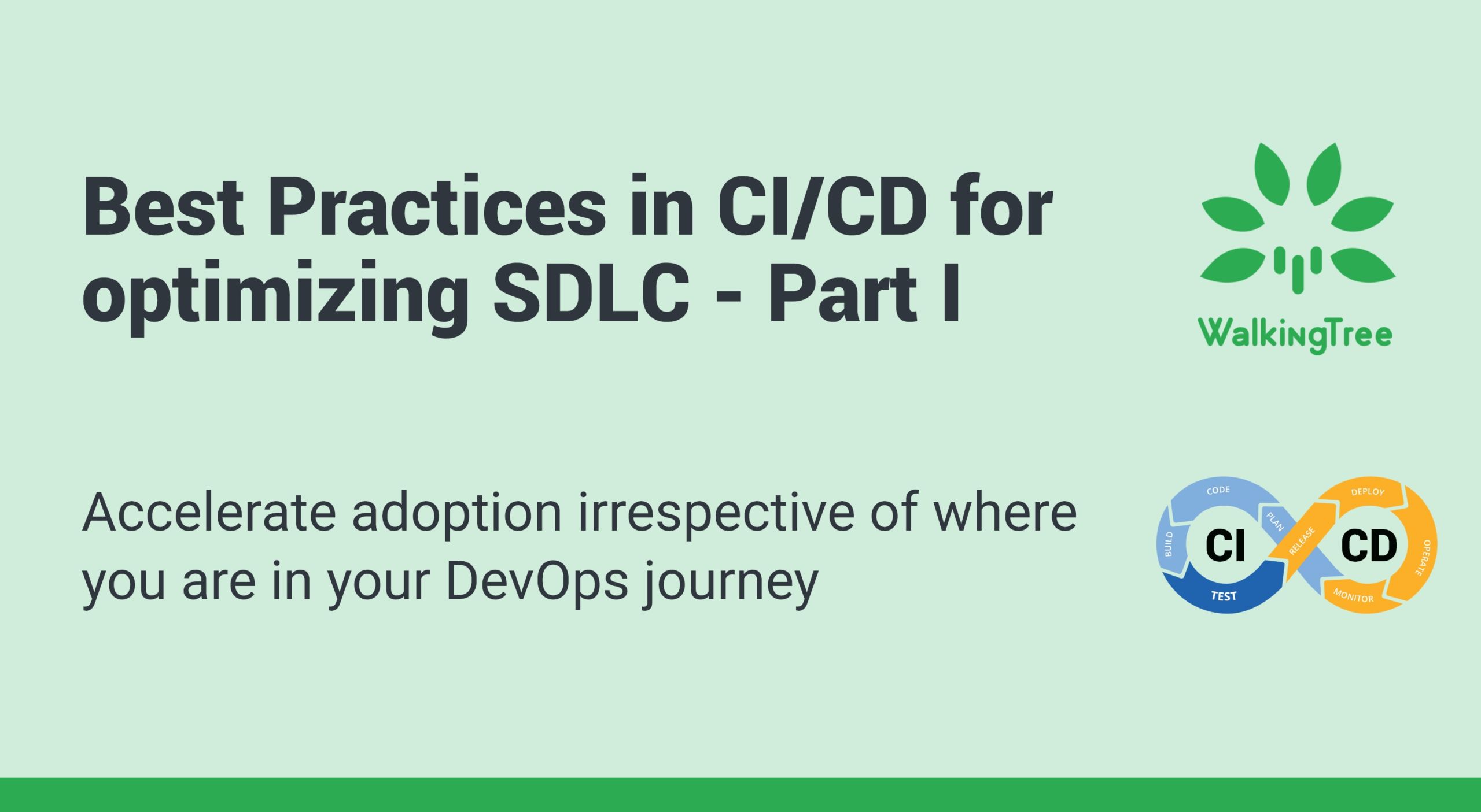 Best Practices in CICD for optimizing SDLC