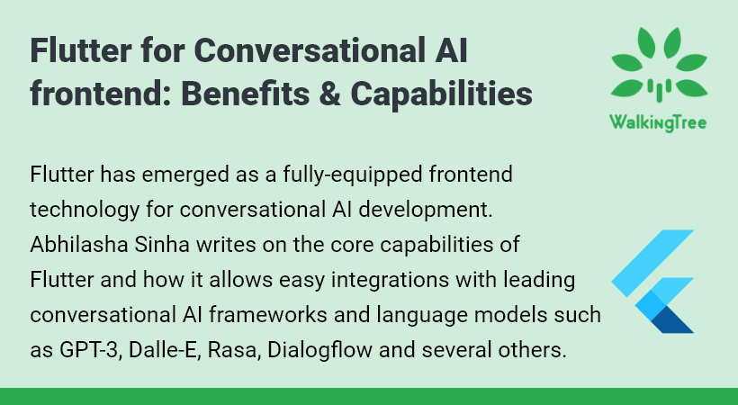 Flutter for Conversational AI frontend: Benefits & Capabilities