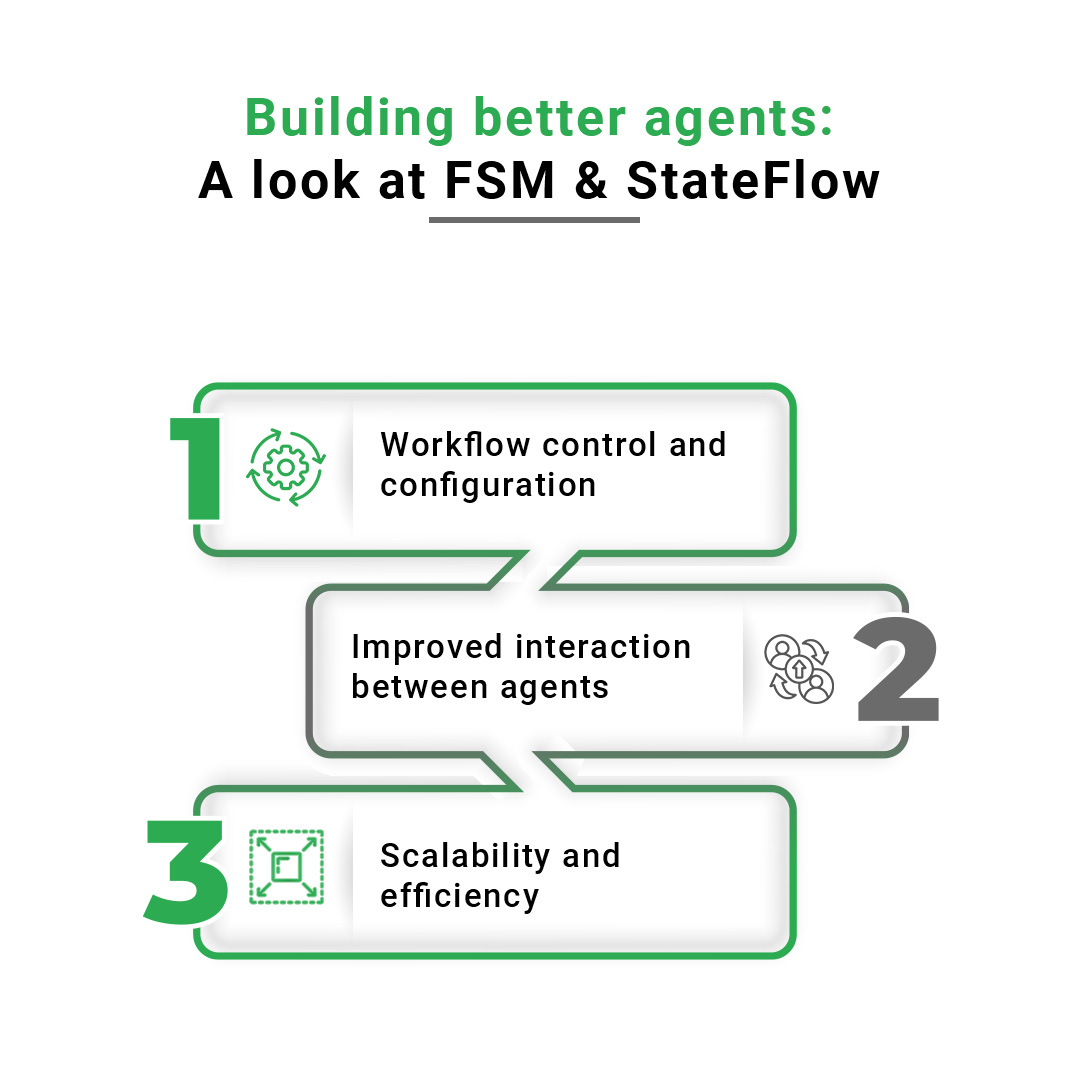 Advantages of FSM and StateFlow Based Agent System 