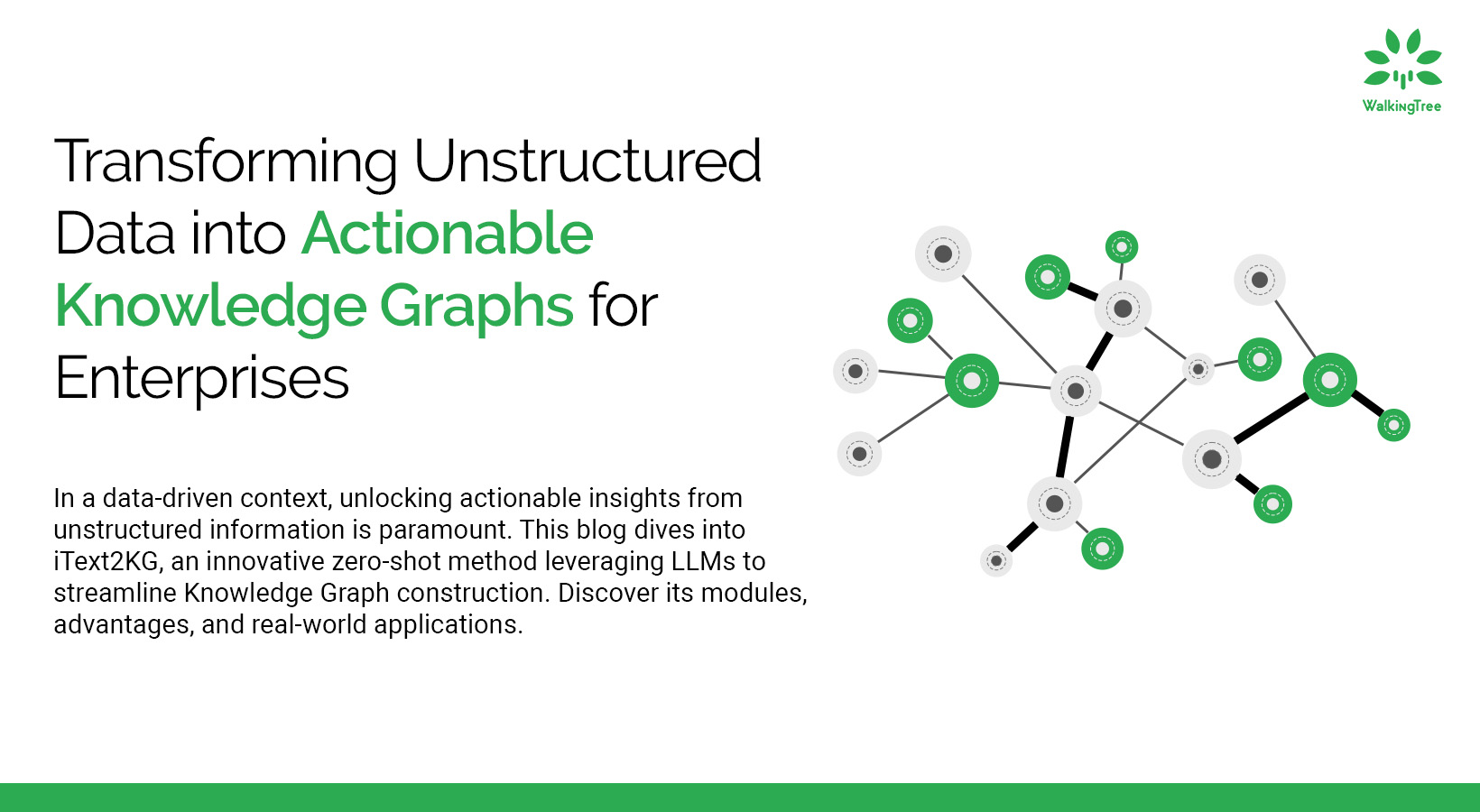 Transforming Unstructured Data into Actionable Knowledge Graphs for Enterprises