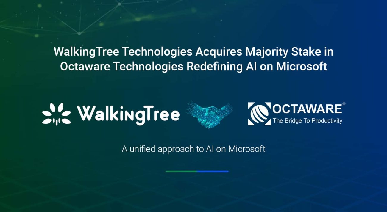 WalkingTree Technologies Acquires Majority Stake in Octaware Technologies
